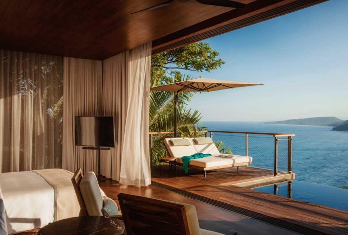 Tree house suite at One&Only Mandarina with panoramic ocean view